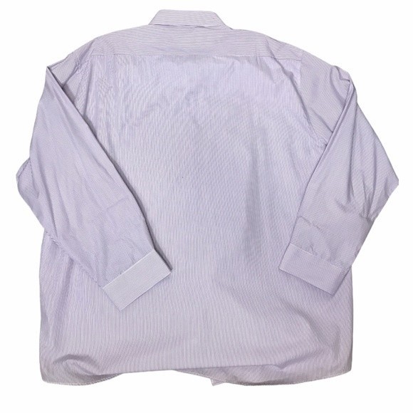 Vintage p.g.b Striped Cotton Button Down Shirt violet,red size 2X - Picture 8 of 16